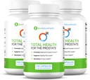 Ben's Natural Health Total Health for The Prostate Supplement with Beta Sitostérol Vitamines C, D, E, Zinc et Turmeric, 360 Vegicaps, 3 Pack
