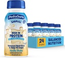 PediaSure SideKicks Nutrition Shake pour les enfants, Vanille, 8 fl oz (paquet de 24)