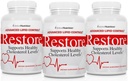 Restore - Supports Healthy Cholesterol, Red Yeast Rice, Grape Seed, Folic Acid for Advanced Lipid Control, All-Natural Bio-Actives, Help Promote Healthy Cholesterol (3)