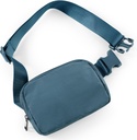 ODODOS Unisex Mini sac de ceinture avec sangle réglable petit paquet de Fanny pour la course d'entraînement de randonnée, bleu