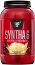 BSN SYNTHA-6 Poudre de protéines de lactosérum, poudre de protéines isolées de lait de vanille avec caséine micellaire, crème glacée, 28 portions (paquetage mai Vary)