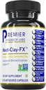 Premier Research Labs Medi-Clay-FX: Bentonite Clay Capsules for Detoxification | Food Grade Smectite Supplement | Absorb Toxins, Supports Cellular Health and Mold Detox - 90 Capsules