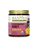 Banyan Botanicals Organic Elderberry Honey – Avec Sambucus, Amla & Marshmallow - Elderberry Immune Support pour les enfants et les adultes* – 8,25 Oz – Raw, Unfiltered, Pollinator-Amis, Sustainable Source, Fair Wild