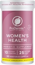 Probiotiques pour les femmes, probiotique vaginal, favorise l'équilibre PH, la santé de l'UT, 25 milliards UFC, supplément de femmes une fois par jour, casher, 30 capsules (30 capsules)
