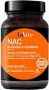 Invite Health N-Acetyl Cysteine (NAC) - Supports Liver and Brain Health - Supplies The Essential Amino Acid L-Cysteine and a Precursor to The Tripeptide Glutathione - 60 Vegetarian Capsules
