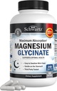 BioSchwartz Magnésium Glycinat 500mg Capsules (240 Mini Caps) Absorption Maximum Supplément de Magnésium pour l'humeur du cœur et le soutien du sommeil des nerfs sains (Vegan, sans gluten, sans OGM)