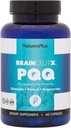 Natures Plus Brainceutix PQQ - 60 Vegan Capsules - Supplement for Memory, Clarity & Brain Power - Enhanced Energy, Anti-Aging - Pyrroloquinoline Quinone (PQQ) - Vegetarian, Gluten-Free - 30 Servings