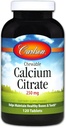 Carlson Citrate de calcium à croquer 250 mg, Vanille, 120 comprimés