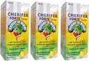 3 CHERIFER Forte Syrup w/Taurine & Double Chlorella Growth Factor + Zinc 120ml
