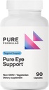 PureFormulas Pure Eye Support de Lutéine et Zeaxanthin Supplément - 90 Capsules végétariennes
