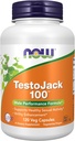 NOW Foods Supplements, TestoJack™ 100 with LJ100®, a potent standardized extract of Tongkat Ali (Eurycoma longifolia), Tribulus and ZMA®, 120 Veg Capsules