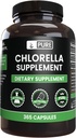 Ingrédients originaux purs Chlorella (365 Capsules) Pas de Magnésium ou de Rice Fillers, Toujours Pure, Verified Lab