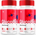 (2 packs) GlucoBio Capsules de santé Gluco Bio Pills, Gluco Bio Natural Vitamine Supplément de soutien général à la santé et au bien-être Glycogen, BioGluco Capsules (120 capsules)