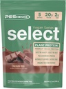 PEScience Sélectionner Poudre de protéines végétaliennes, Poudre de protéines végétales, Goût incroyable, Texture lisse, Mélange de riz aux pois et bruns, Sans lait, Sans lactose, Sans gluten - Baise de chocolat, 5 portions