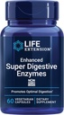 Life Extension Enhanced Super Digestive Enzymes, Supports Digestion, Comfort, digesting Plant-Based Foods, Non-GMO, Vegetarian, 60 Capsules