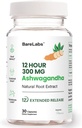 Ashwagandha 300mg + Extrait de racine de sortie de 12 heures (Prolanza®) + Supplément de soutien au stress, au sommeil et à l'énergie pour les hommes et les femmes - 30 jours d'approvisionnement