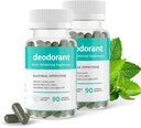 Supplément désodorisant corporel, Supplément désodorisant corporel, Capsules désodorisantes en chlorophylle, 90 Capsules (2)