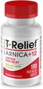 T-Relief Arnica +12 Natural Actives - Whole Body Fast-Acting Formula for Women & Men - 100 Tablets