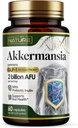 Construit par la nature Akkermansia Muciniphila Probiotic Supplement – 2 Million AFU - Supporte GLP-1, Immune & Digestive Gut Health - 60 Capsules de libération différée