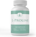 Pure Original Ingredients L-Proline, (100 Capsules) Always Pure, No Additives Or Fillers, Lab Verified