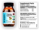 DR WAKDE'S Triphala Capsules (60 Veg Caps, Plant-Based Supplement, Ayurvedic Herb, All Natural, Vegan)