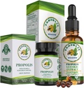 Propolis Health Premium Brésilian Green Propolis Bundle: 1000mg Capsules avec vitamine E et extrait de propolis vert liquide - 50 jours Capsule et 30 jours d'approvisionnement liquide pour le soutien immunitaire