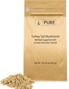 PURE ORIGINAL INGRÉDIENTS Turkey Tail Mushroom Powder (1lb) Trametes Versicolor, Coriolus Versicolor, Non-OGM