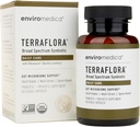 Terraflora Daily Care synbiotic of probiotics and prebiotics for Women and Men 60 ct, Soil Based, Shelf Stable, allergen Friendly Spore Based Supplement Capsules Promote Gut Health by Enviromedica