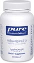 Encapsulations pures Ashwagandha - 500 mg Extrait Ashwagandha - Soutien au métabolisme et au stress - Support immunitaire - Sans OGM et végétalien - 60 capsules