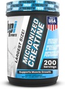 BPI Sports Micronized Creatine – Boost Strength, Reduce Fatigue – Lean Muscle Support with Creatine Monohydrate – Poudre non aromatisée pour la récupération, l'endurance et la performance (200 portions)