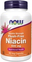 NOW Foods - Niacin Flush-Free Double Strength 500 mg. - 90 Vegetable Capsule(s)