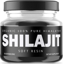 Himalayan Shilajit Resin - Organic Shilajit Supplement Sourced from High Altitudes - 500mg Pure Natural Resin & Fulvic Acid, 85+ Trace Minerals