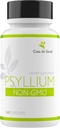 Casa de Sante Psyllium Caps, non OGM, faible supplément de fibre FODMAP