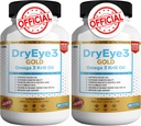 Dry Eye 3 Gold Omega 3 Krill Oil Extra Strength, 60 Softgels, Dry Eye Support, Non-GMO, Gluten Free, Sugar Free (2)