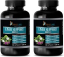 kidney liver pills - LIVER SUPPORT COMPLEX 1200 MG - EXTRA STRENGTH FORMULA - milk thistle pill, uric acid cleanse and detox, uric acid flush, liver detox pills, liver cleanse detox & repair 2B 60C