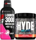 PROSUPPS L-Carnitine 3000 Stimulant Liquid Shops (Dragon Fruit) et Hyde Max Pump Pre Workout pour hommes et femmes (Fruit Punch)