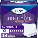 TENA Sensitive Care Overnight Incontinence Underwear for Women, X-Large, 14 Count (New Sizing)
