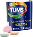 Advil Liqui-Gels minis 200mg Ibuprofen Pain Reliever Capsules and TUMS Fruit Antacid Chewable Tablets Heartburn Relief