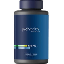 ProHealth Longevity | TMG Supplements (Trimethylglycine), Betaine Anhydrous - 1,000 mg, 120 Tablets - Methylation Support (120 Count (Pack of 1))
