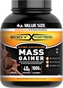 Fortress Corps Super Advanced Mass Gainer, Chocolate Protein Plus Calories Surplus pour la Mass Gain musculaire Soutien 1-4lb. Jaune