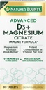 Nature’s Bounty Advanced Vitamin D3 with Magnesium Citrate Immune Formula, Supports Immune and Bone Health, 90 Tablets