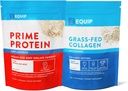 Equip Foods Prime Protein Powder Unflavored & Collagen Powder Unflavored