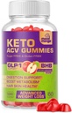 Keto ACV Gummies for Advanced Weight Loss - Gluten & Sugar-Free Apple Cider Vinegar Rapid Fat Burner Diet Supplement for Women Men - 60 Gummies (1000MG)