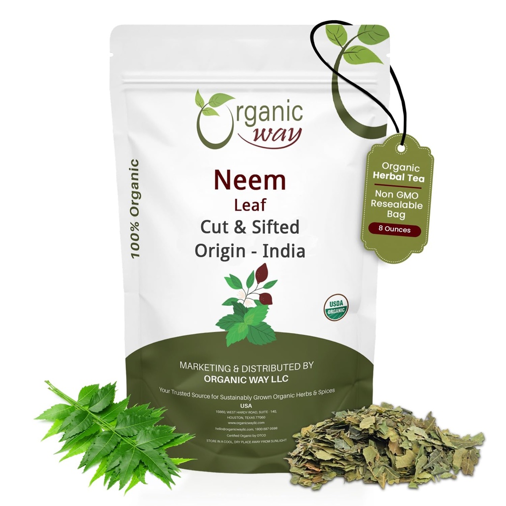 Organic Neem Leaf - Herbal Tea, 8oz