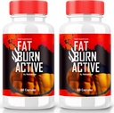 (2 Pack) Fat Burn pilules actives, Fat Burner Active Advance Keto Formule - Avancé Weight Loss Support, All Natural Keto Supplément, Fat Burn vitamines Keto, FatBurn Keto Active Reviews (120 Capsules)
