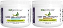 BIOptimizers Sleep Breakthrough Powder – Tropical Dreams & Blueberry Bundle – Natural Sleep Support Supplement – 405g Total