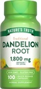 Nature's Truth Dandelion Root Capsules | 1800mg | 100 Count | Non-GMO & Gluten Free Supplement