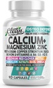 Allin1 supplément de zinc de magnésium de calcium avec potassium, cuivre, strontium, silice, vitamine D3 K2, Boron, vitamine B1 B12 trèfle rouge Herbe Alfalfa pilules basilic pour hommes et femmes Clean Nutra Osteo Defend