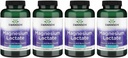 Swanson Magnesium Lactate - Mineral Supplement Promoting Muscle and Bone Health Support - Lactose-Free Lactate Mineral Form for Gentle Absorption - (120 Capsules, 84mg Each) 4 Pack