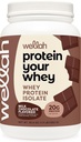 Wellah Protein Your Whey (30 Servings, Milk Chocolate Flavor) - Whey Protein Isolate Protein